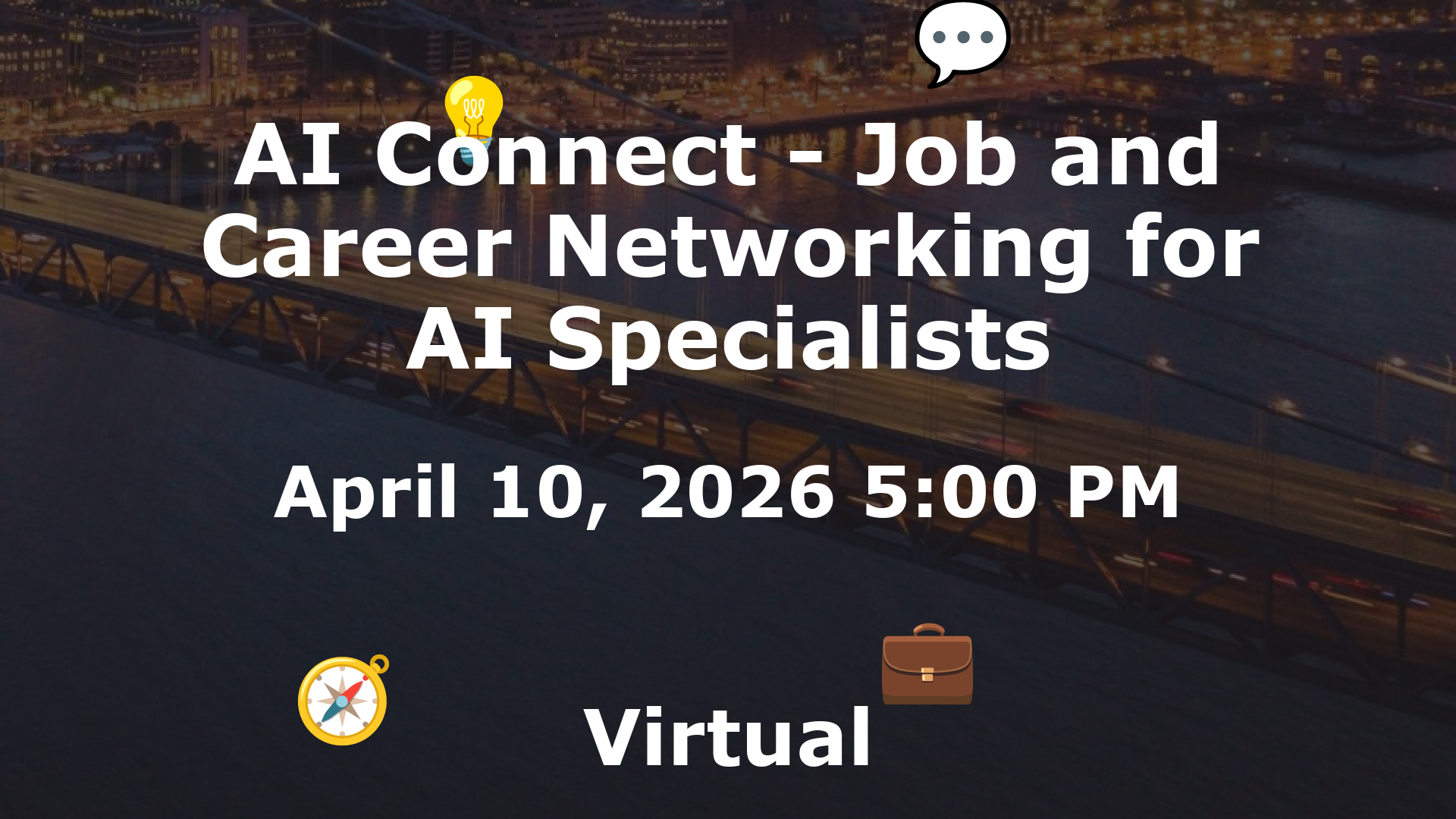 AI Connect - Job and Career Networking for AI Specialists event image